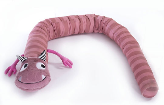 Nef-Nef Homeware Monstermania Crib Bumpers Snake Inside Rose 15x200cm