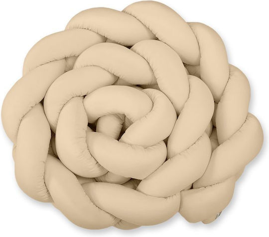 My Sweet Baby Crib Bumpers Braided Inside Beige