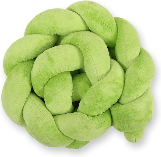 My Sweet Baby Crib Bumpers Braided Inside Green