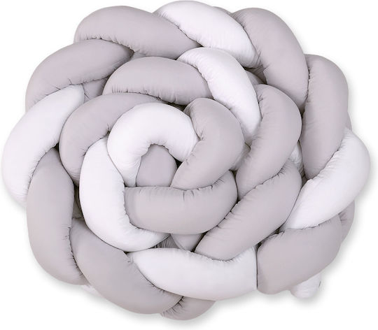 My Sweet Baby Πάντα Πλεξούδα Εσωτερική White And Gray My Sweet Baby Πάντα Πλεξούδα Εσωτερική White And Gray