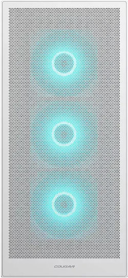 Cougar RGB геймърски Midi Tower компютърна кутия бяла
