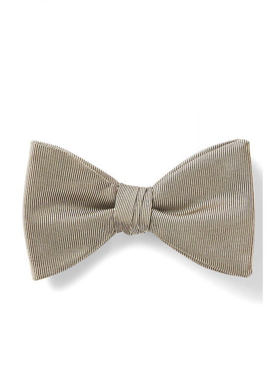 Hugo Pre-Tied Bow Tie In A Silk Blend Bow Tie Dressy Beige Ties Bow Ties Male Beige 50520667-270