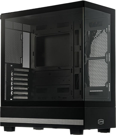 PCCOOLER C3 Q500 Gaming Middle Tower Carcasă PC cu Deschidere Laterală Negru