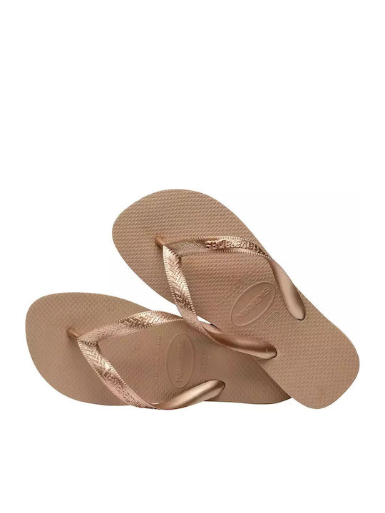 Top Tiras Damen Zehentrenner Rose Gold