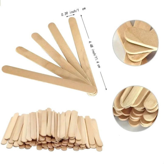 Hair Removal Thin Spatulas 50 Pieces
