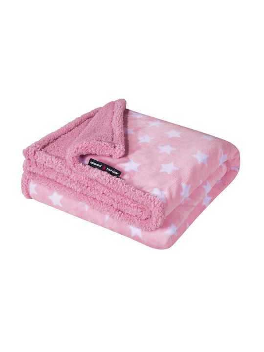 Das Home Pătură Pepinieră Swaddling pături Fleece Roz 80x110cm