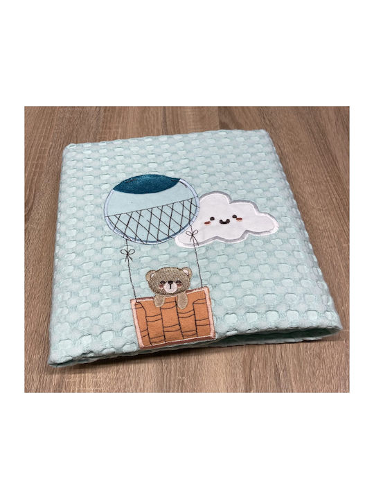 abo Pătură Pepinieră Swaddling pături Pique Verde 75x75cm