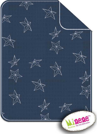 Minene Babydecken Wickeltücher für Kinderzimmer Sterne 75x100cm