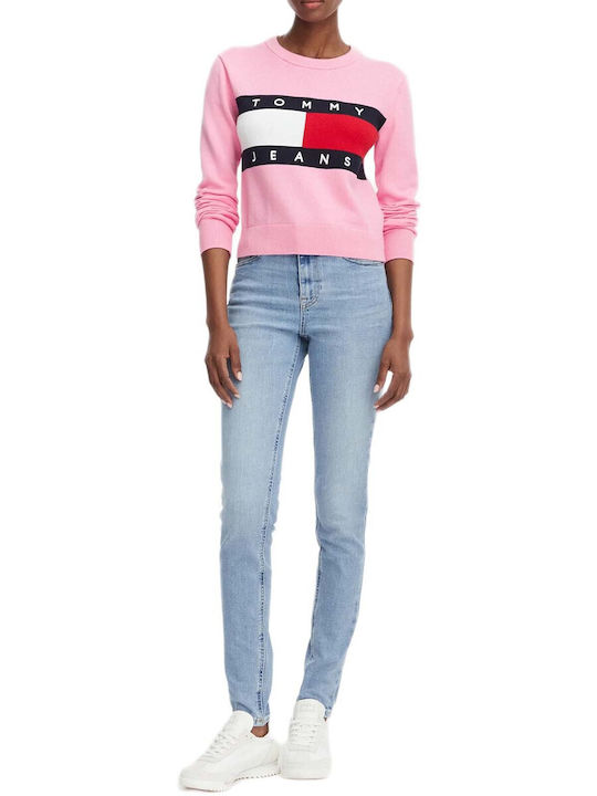 TJW Flag Crew Neck Women's Long Sleeve Cotton Sweater TJW Flag