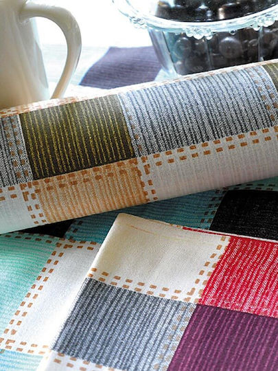 Sunshine Tablecloth 5452 Blue 140x140cm