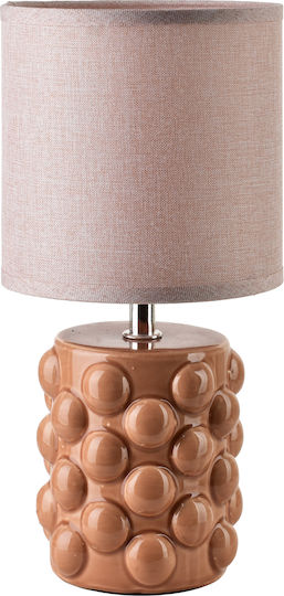 Lampa Πορτατίφ με Καφέ Καπέλο και Βάση