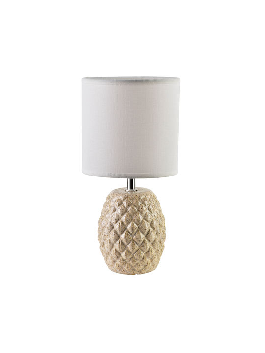 Lampa Lampă de Masă cu Abajur Bej și Bază