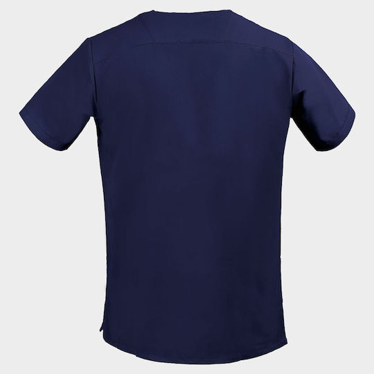Beunique Moni Unisex Ιατρική Μπλούζα Navy Μπλε
