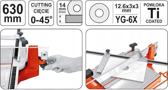 Yato Tile Cutter Manual 630mm