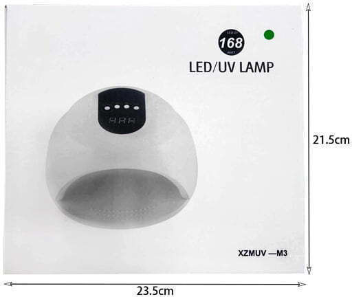 Nail Curing Lamp Nail Polish Curing Lamp LED 168W Pink