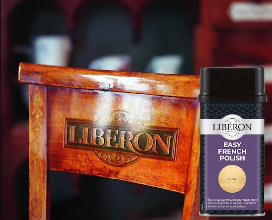 Shellac & Resin Varnish for Carved Wood Furniture Easy French Polish Liberon 250ml