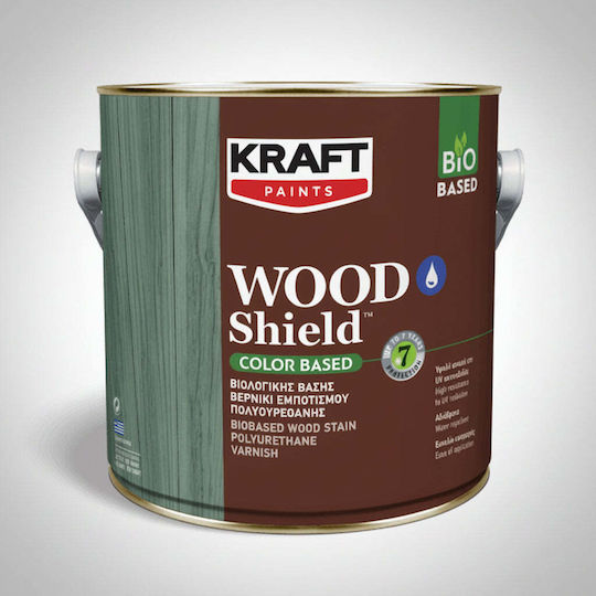 Kraft Wood Shield Βερνίκι Εμποτισμού Πολυουρεθάνης 144 Λίθος 750ml