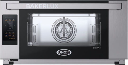Electric Convection Oven with Humidity 3 Trays Unox Countertop Bakerlux Shop.pro Touch Xefr-03eu-etdv