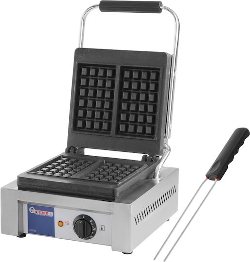 Hendi Commercial Square Waffle Maker 212103