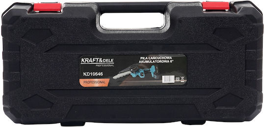 Kraft & Dele Κλαδευτικό Αλυσοπρίονο Μπαταρίας 2x2Ah 21V 2.6kg με Λάμα 15.24cm