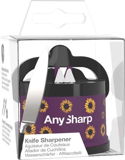 AnySharp Klassischer Lila Messerschärfer Sonnenblumen