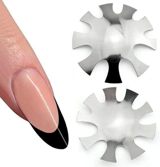 Nail Art Easy French Metallisches Nageldesign Stencil 3661 5587