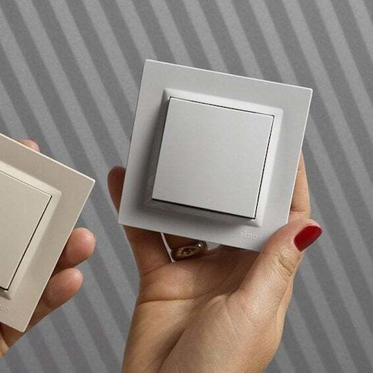 Kontakt-simon Osrzet Simon10 Single Speaker Socket 1 Speaker Column Module Cross-section Output 6 Mm2 White Cgl2.01/1