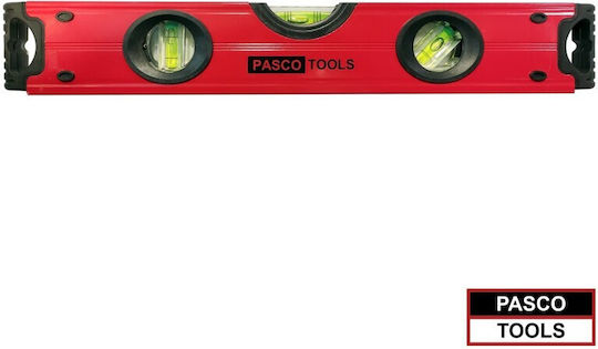 Pasco 775712 Aluminum Spirit Level Magnetic 120cm with 3 Gauges