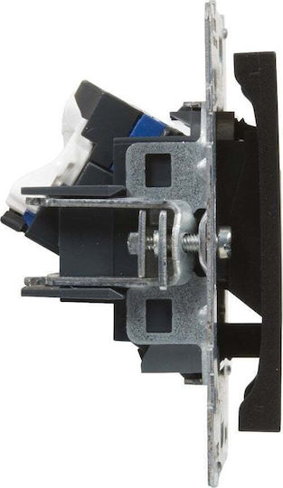 Suno Priză De Rețea Simplă Rj45 Cat 6 Utp Neagră 721452