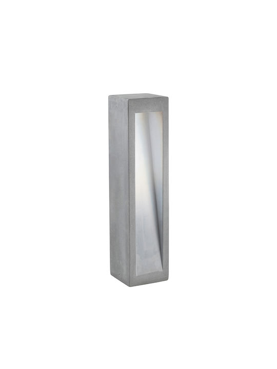 Viokef Corfu Lampă Post Mic Pentru Exterior 20W IP44 Pentru Bază De Bec E27 Gri