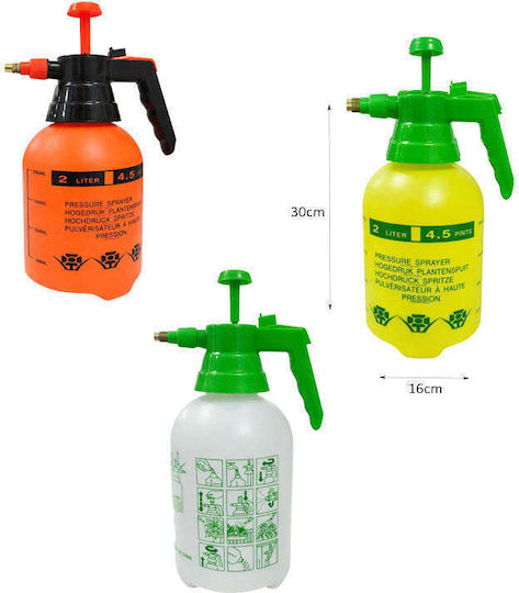 TnS 787597 Pressure Sprayer with Capacity 2lt in Orange color
