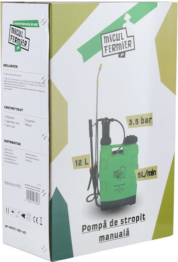 Pulverizator cu presiune cu capacitate 12lt