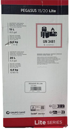 Gruposanz Pegasus Pressure Sprayer 18V with Battery 1Ah with Capacity 15lt 4bar