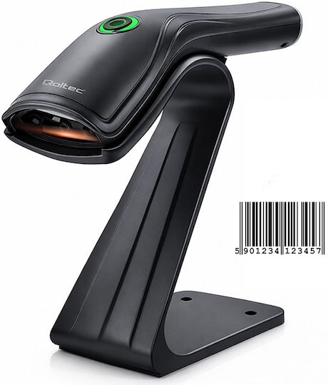 Qoltec Scanner Portabil cu Capabilitate de Citire 1D Barcodes