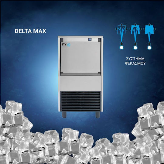 ITV Ice Makers Παγομηχανή mit Tagesproduktion von 90kg Delta Max 80A