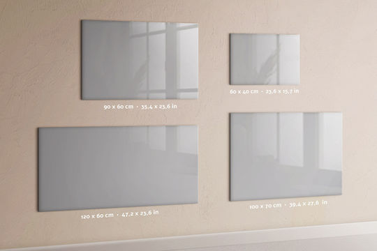 Panou Magnetic Gri Deschis Un Magnet 100x70