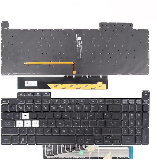 Asus Tuf Gaming Fx517z Hintergrundbeleuchtete Laptop-Tastatur