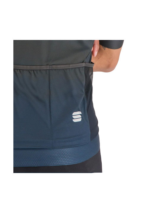 Sportful Supergiara Tricou De Ciclism Pentru Bărbați Cu Mâneci Scurte Albastru