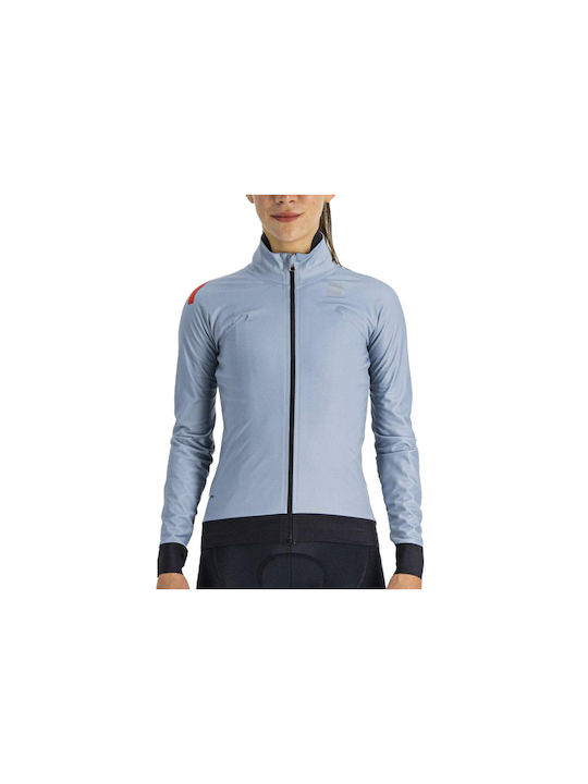 Sportful Damen Lange Ärmel Fahrradtrikot Blau
