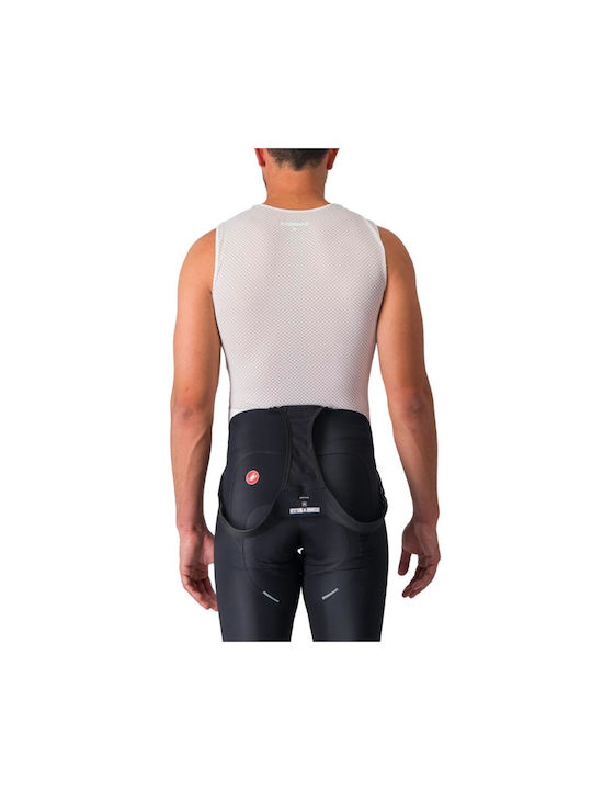 Castelli Tricou De Ciclism Fără Mâneci Pentru Bărbați Alb