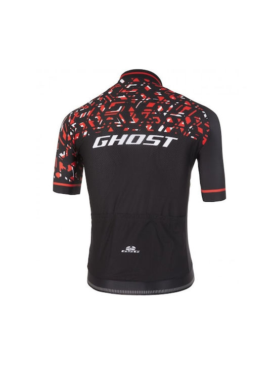 Ghost Männer Kurze Ärmel Fahrradtrikot Schwarz
