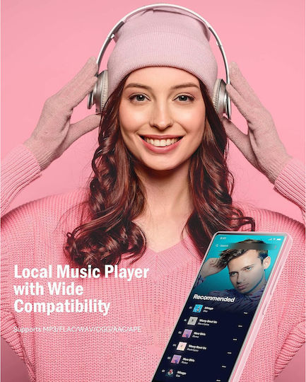 Agptek MP4 Player 1GB Roz X001A2BEBT