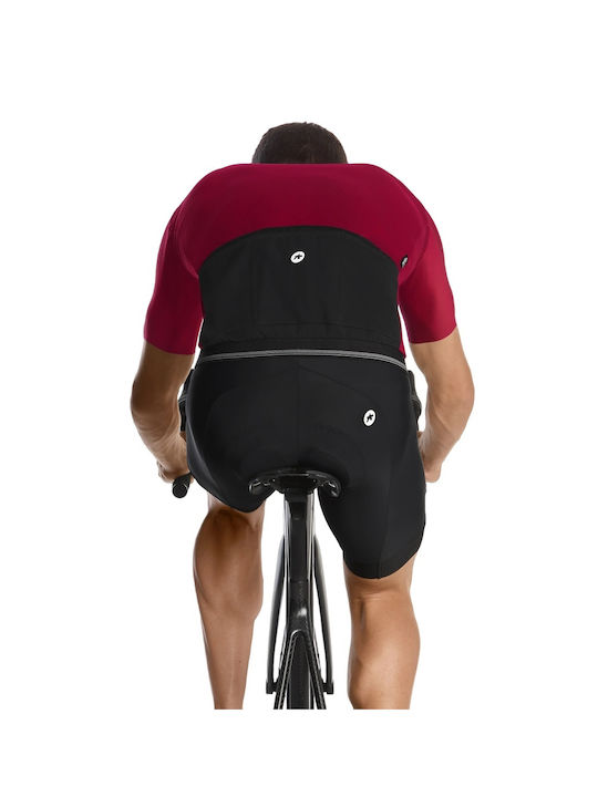 Assos Tricou De Ciclism Pentru Bărbați Cu Mâneci Scurte Roșu
