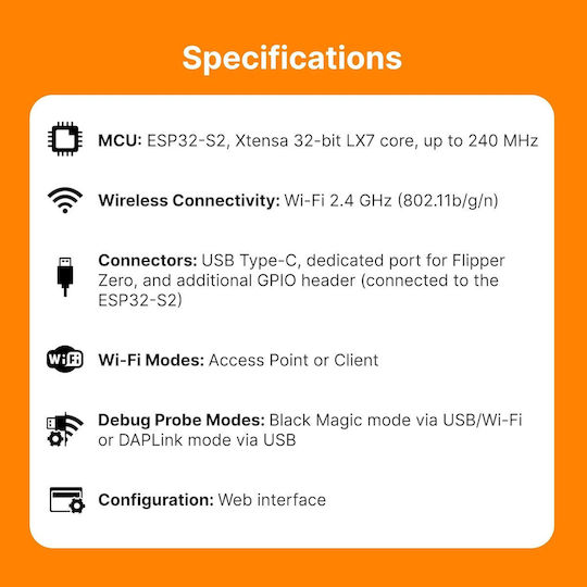 Placă de Dezvoltare Wifi Devboard Flipper Zero Esp32-s2 Usb-c Gpio Modul Wireless Dev Board Cu Antenă Wifi Integrată Debugging Firmware Compatibil Flipper Zero