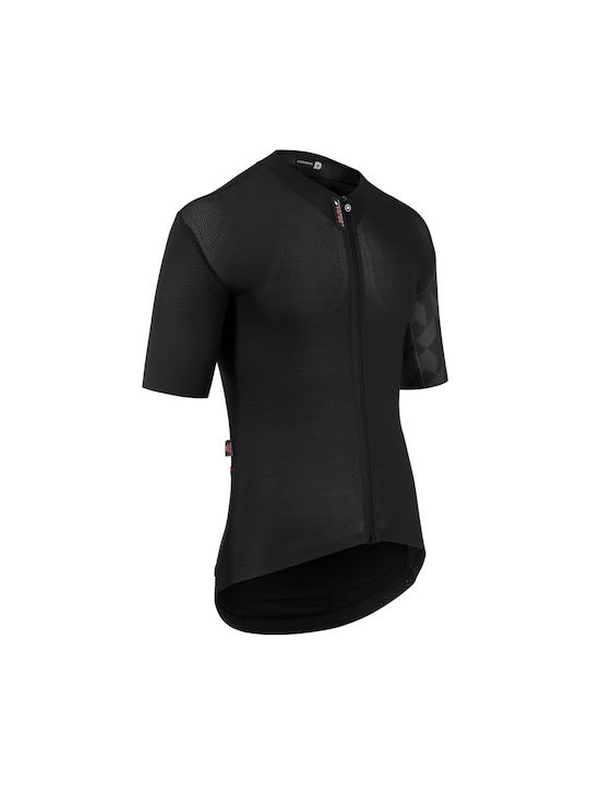 Assos Tricou De Ciclism Pentru Bărbați Cu Mâneci Scurte Negru