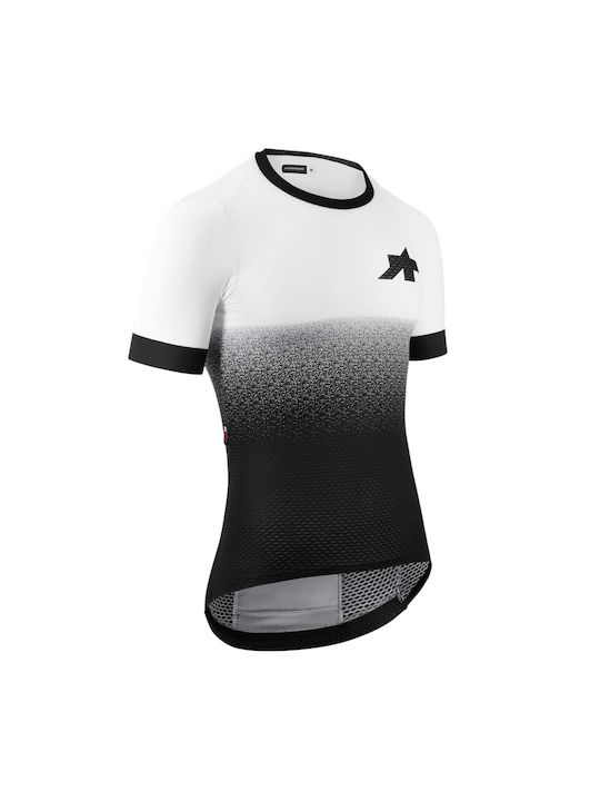 Assos Tricou De Ciclism Pentru Bărbați Cu Mâneci Scurte Alb