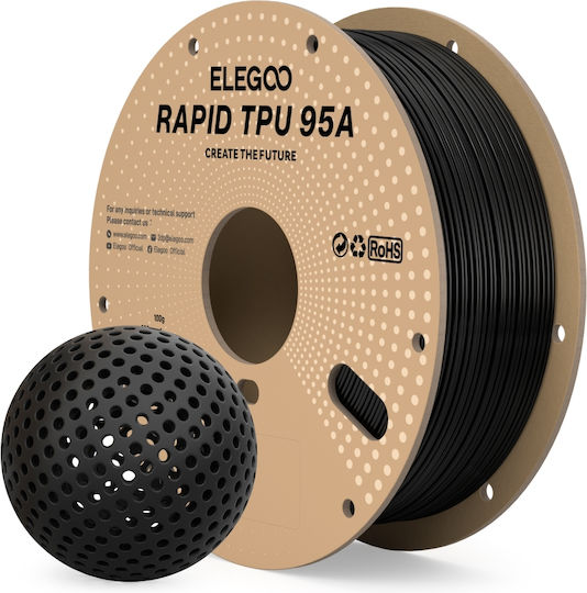 Elegoo TPU 3D Printer Filament 1.75mm White 1kg
