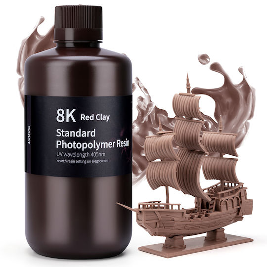 Elegoo Resin για 3D Printer Κόκκινο 1kg