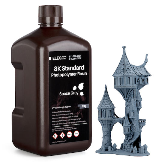 Elegoo Resin για 3D Printer Διάφανο 1kg
