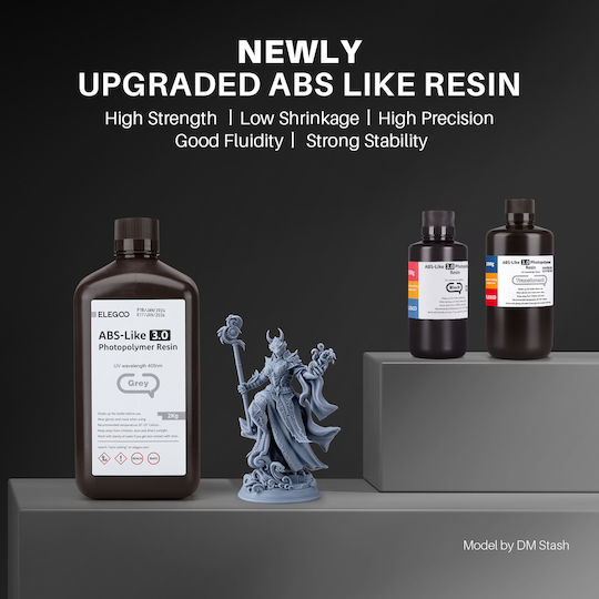 Elegoo Rășină Pentru Imprimante 3D Albastră 1kg